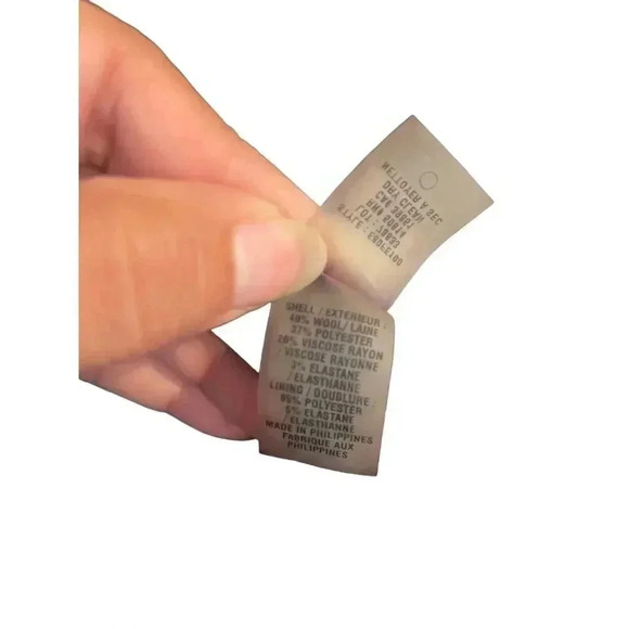 Tahari wool blend gray work suit jacket wool blazer size 12 - Picture 4 of 6